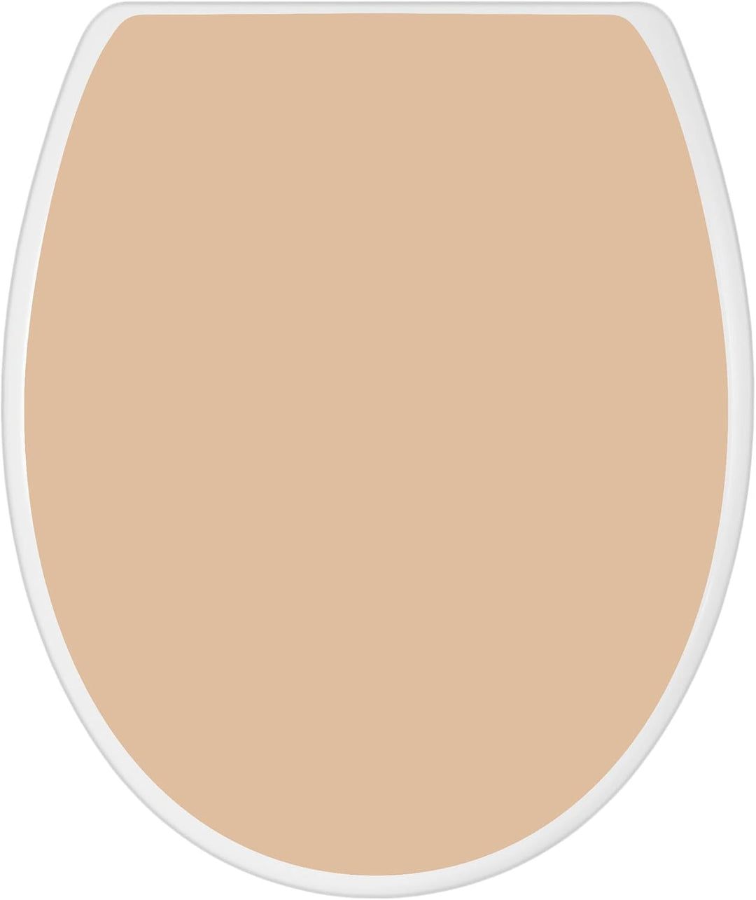 banjado Toilettendeckel mit Absenkautomatik 44,5x37cm - Soft Close Toilettensitz - WC Sitz mit Absen