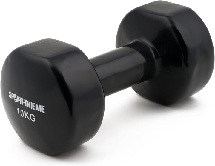 Sport-Thieme Vinyl Kurzhantel | Gummierte Hexagonal Fausthantel aus Gusseisen | In acht Varianten: 3
