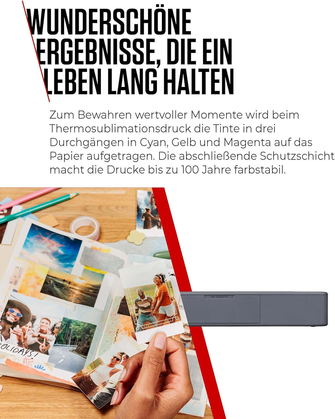 Canon SELPHY QX20 mobiler Fotodrucker – per WLAN direkt vom Smartphone drucken. Thermosublimationsdr