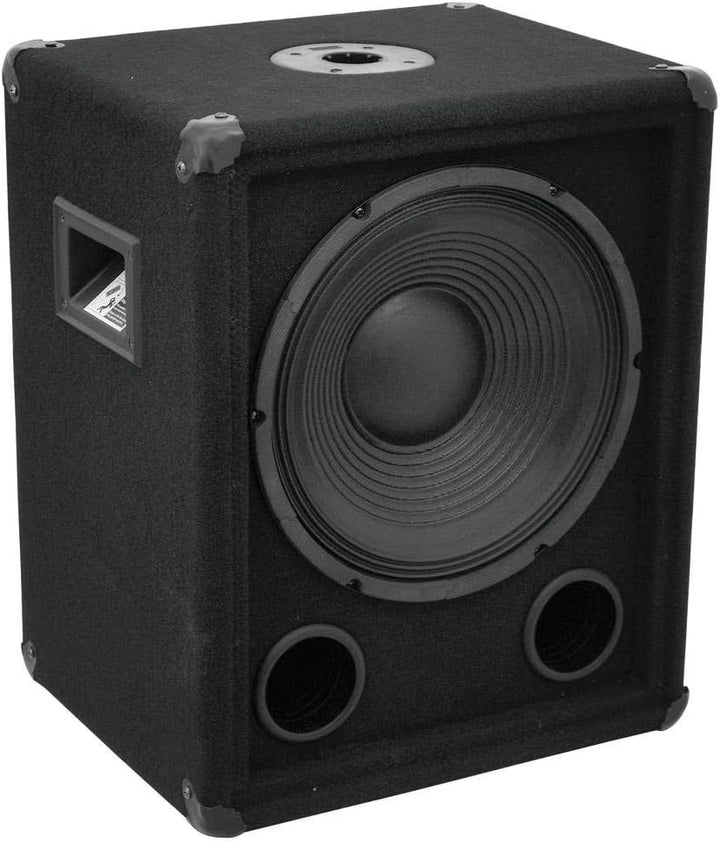 OMNITRONIC BX-1250 Subwoofer 600W | 12" Subwoofer mit 600 Watt Leistung