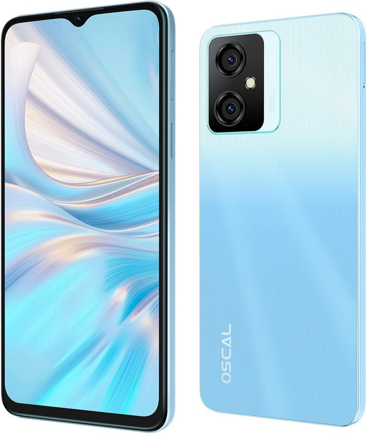 OSCAL C70 Android 12 Handy Ohne Vertrag, Octa-Core 10GB+128GB (2TB TF-Erweiterung), 50MP+8MP Kamera,