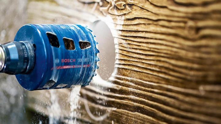 Bosch Professional 1x Expert Tough Material Lochsäge (für Holz mit Metall, Ø 54 mm, Zubehör Schlagbo