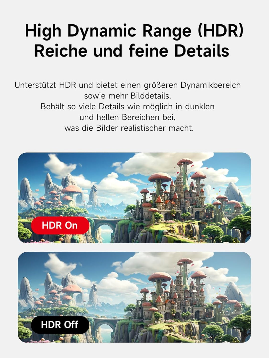 Hagibis Switch2 Dock für Nintendo Switch 1/2 & Switch OLED, USB-C-zu-HDMI-Kabeladapter mit 4K@60Hz,