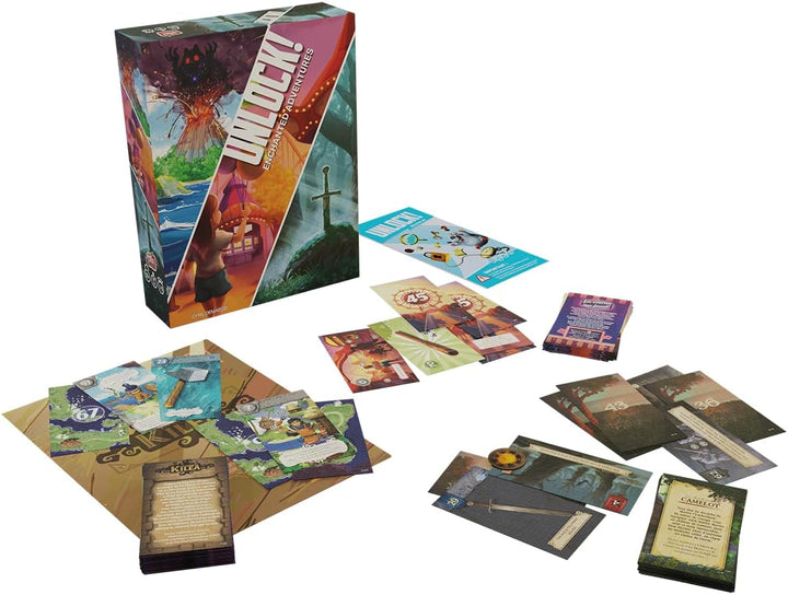 Asmodee, Unlock! Enchanted Adventures, Space Cowboys, Familienspiel, 1-6 Spieler, 10+ Jahre, 60-75 M