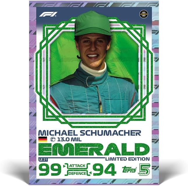 Topps Turbo Attax Formula 1 2024 - Mega Tin - Five Fold - enthält 66 Turbo Attax-Karten, darunter ei