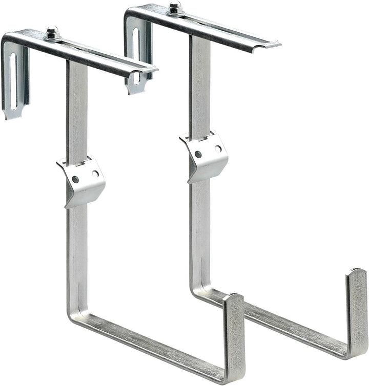 Alba Krapf Blumenkastenhalter Satz verz. Blumenkasten-Halter (VKR-1V), Silber