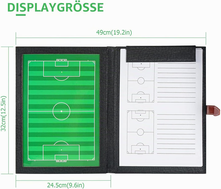Sports Premium Magnet, Magnetisches Whiteboard, Magnettafel Playbook Trainingshilfen für Fussballtra