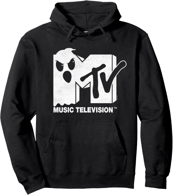 MTV Ghost in the Logo Pullover Hoodie