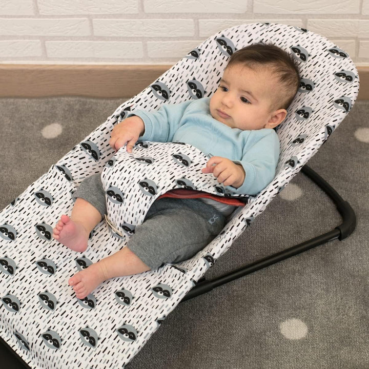 JYOKO Kids Bezug kompatibel mit Babybjorn Bliss, Balance, Soft (Raccoon, Baumwolle) Racoon Town, Rac