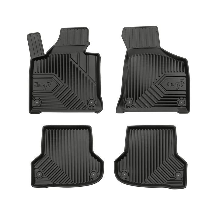 FROGUM No.77 Gummimatten Ganzjahresset von Auto Fussmatten Autofussmatten für Audi A3 8P 2003-2013,