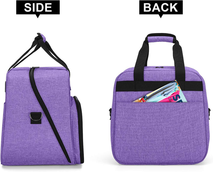 Yarwo Overlocktasche mit Grosser Öffnung, Cover-/ Overlock Transpot/Aufbewahrungstasche für meiste g