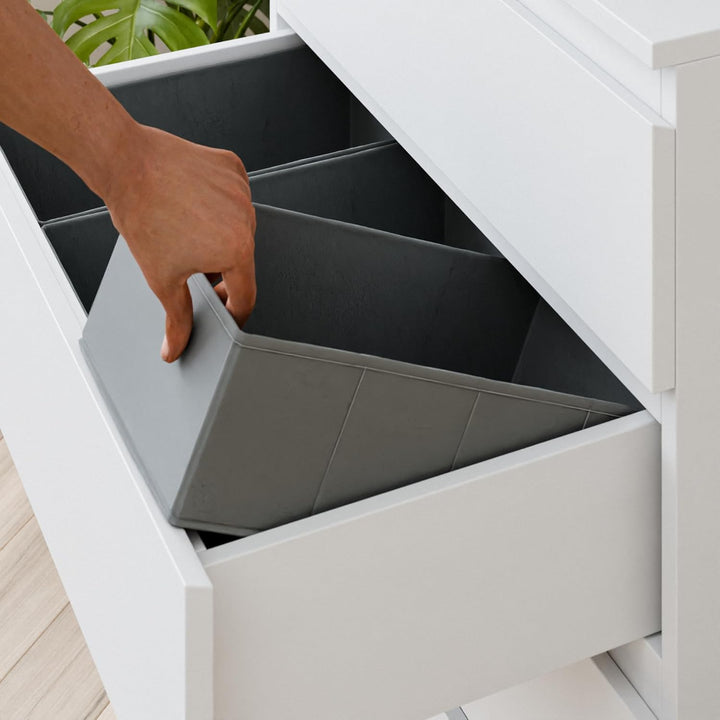 3x Organizer für Malm Kommode, passende Schubladen-Unterteilung für Unterwäsche, Socken, BHs und T-S