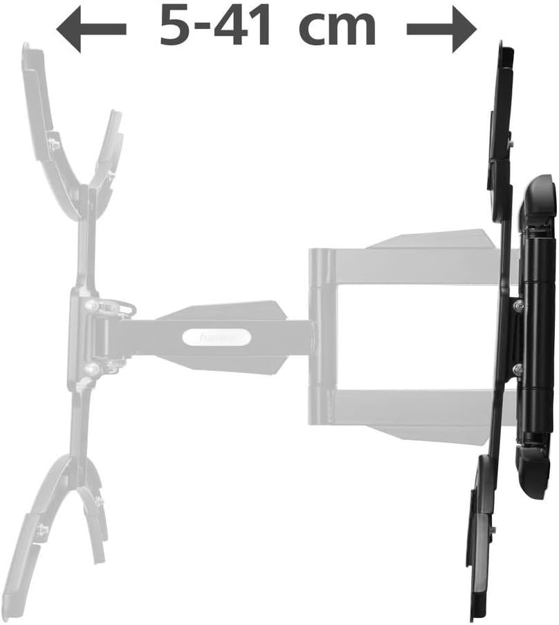 Hama TV-Wandhalterung 37“ - 90“ (TV-Halterung schwenkbar bis 120°, neigbar, ausziehbar, geringer Wan