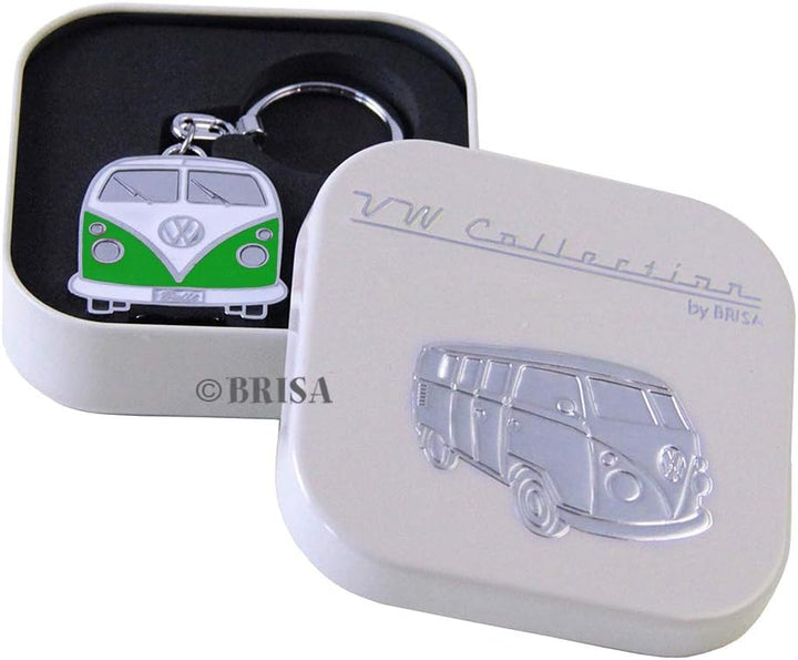BRISA VW Collection - Volkswagen Emaillierter Metall Schlüssel-Anhänger-Ring Schlüsselbund-Accessoir
