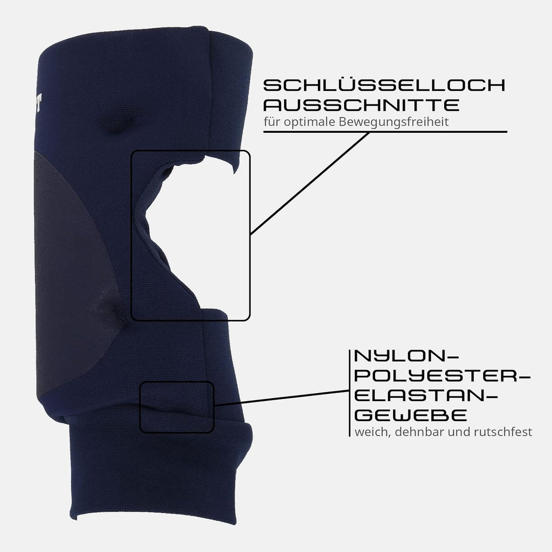 ADAMS 1 Paar Volleyball-Knieschützer USA Trace XL blau, XL blau
