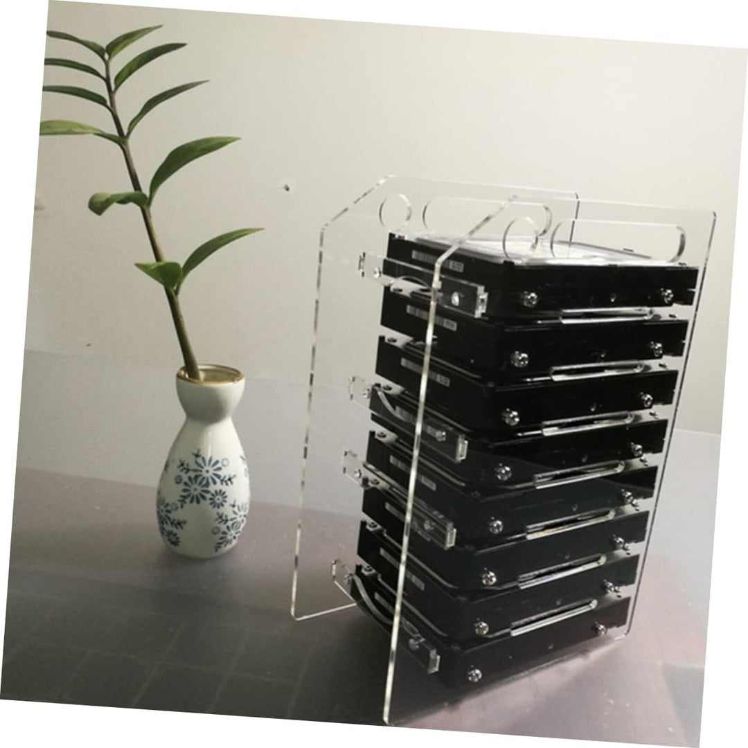1 Set HDD-Regal Externes Festplattengehäuse DIY-Festplatten-Rack Festplatten- -Tablett Desktop-Compu