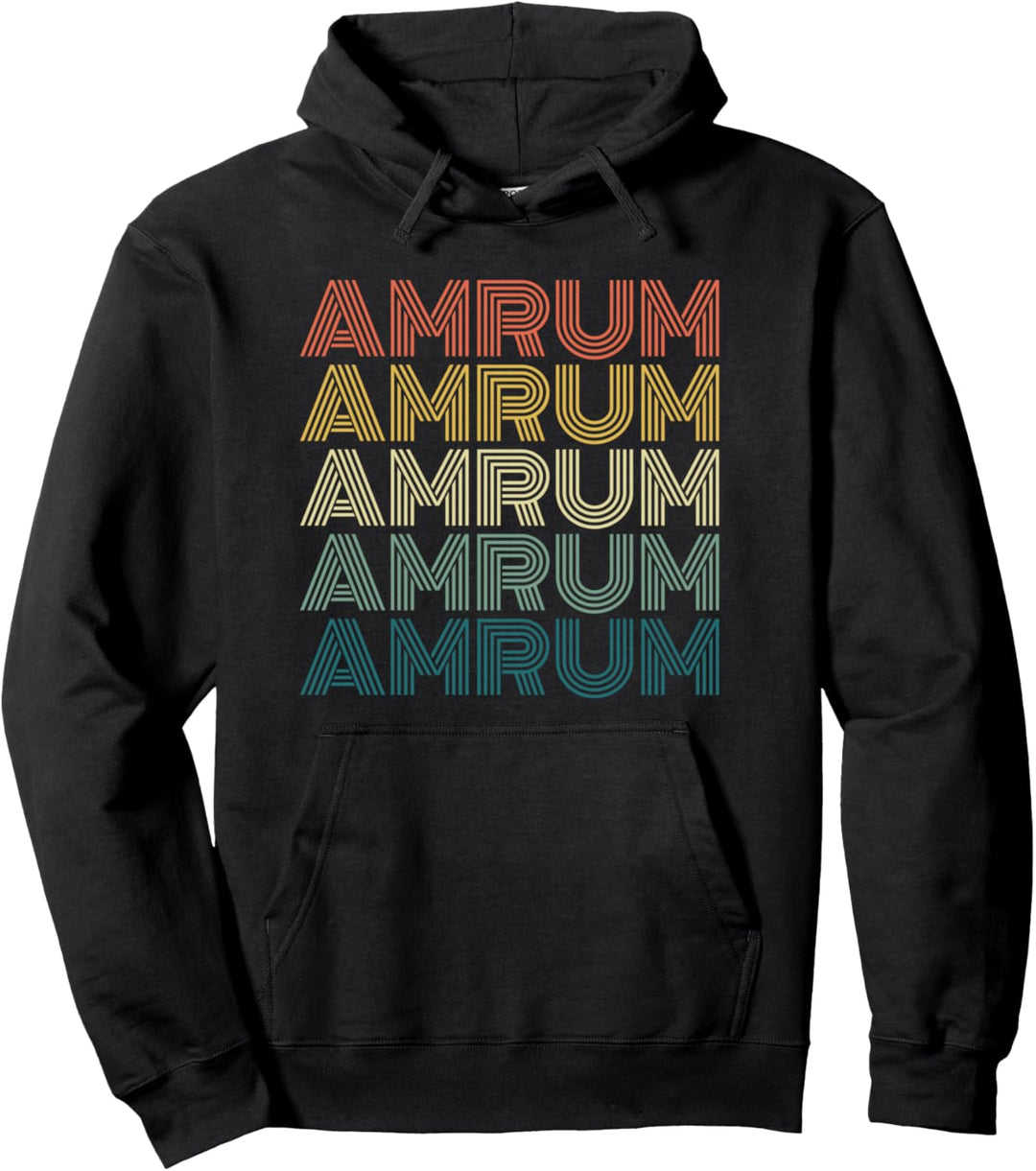 Amrum Insel Nordsee Vintage Retro Urlaub Geschenk Pullover Hoodie