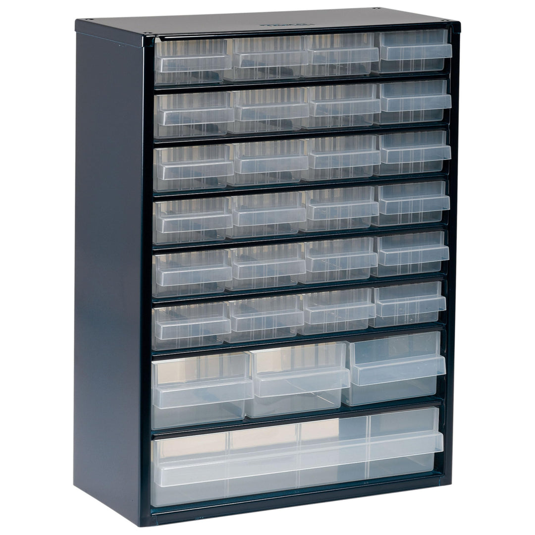 raaco Kleinteilemagazin C9-28 mit 28 Schubladen, Tragkraft 26.4 kg, 15 x 30.6 x 41.7 cm, geeignet fü