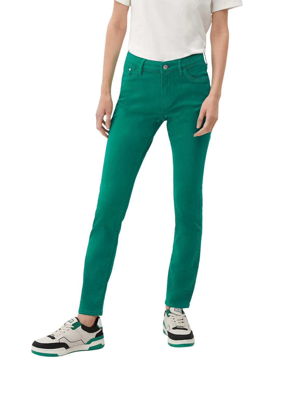 s.Oliver Damen Jeans, Betsy Slim Fit 32 Grün 76z8, 32 Grün 76z8