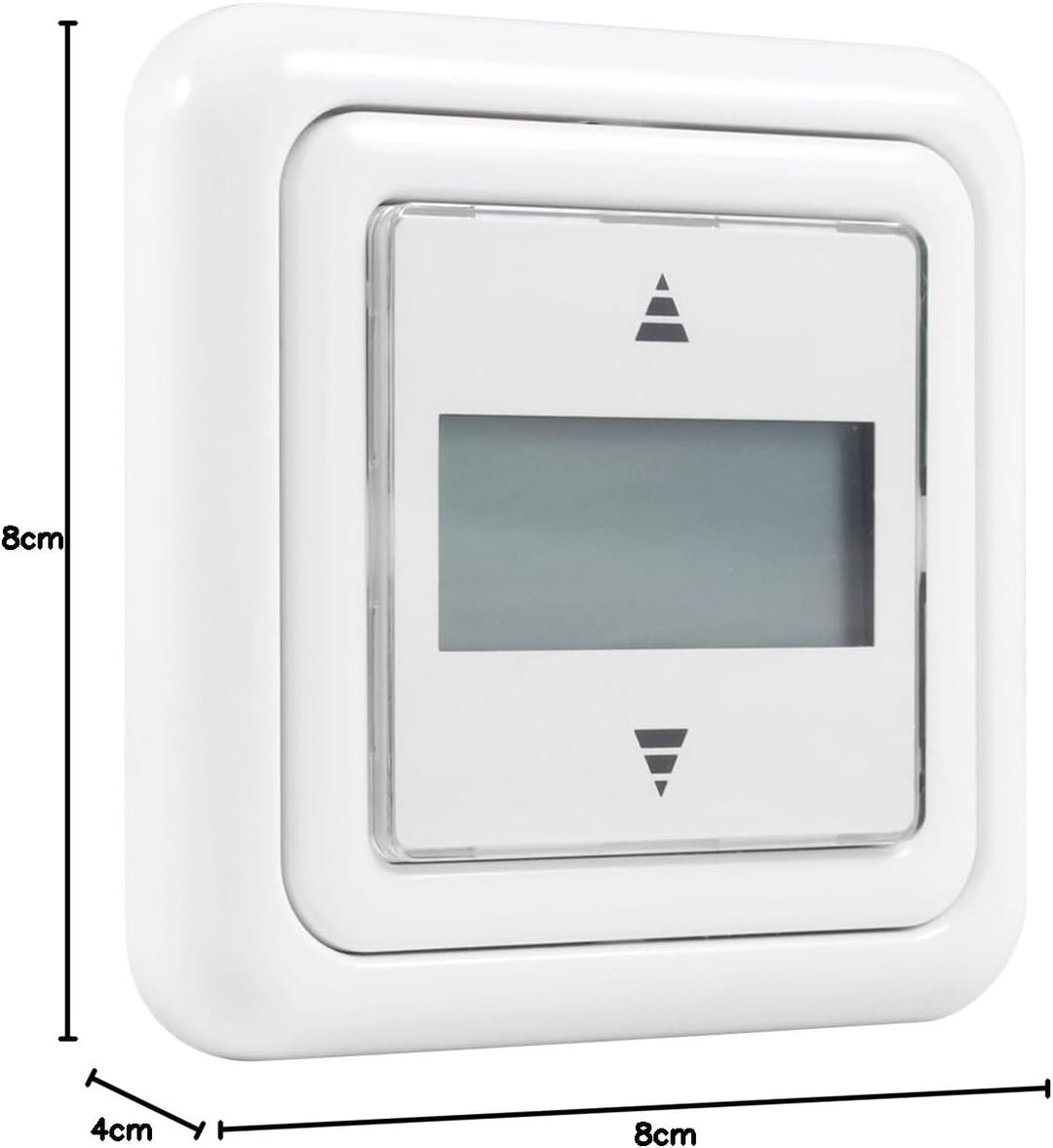 GEBA Zeitschaltuhr Rollotimer, für Rolladenmotor, Timer mit Urlaubsprogramm, Tagesprogramm, Memoryfu
