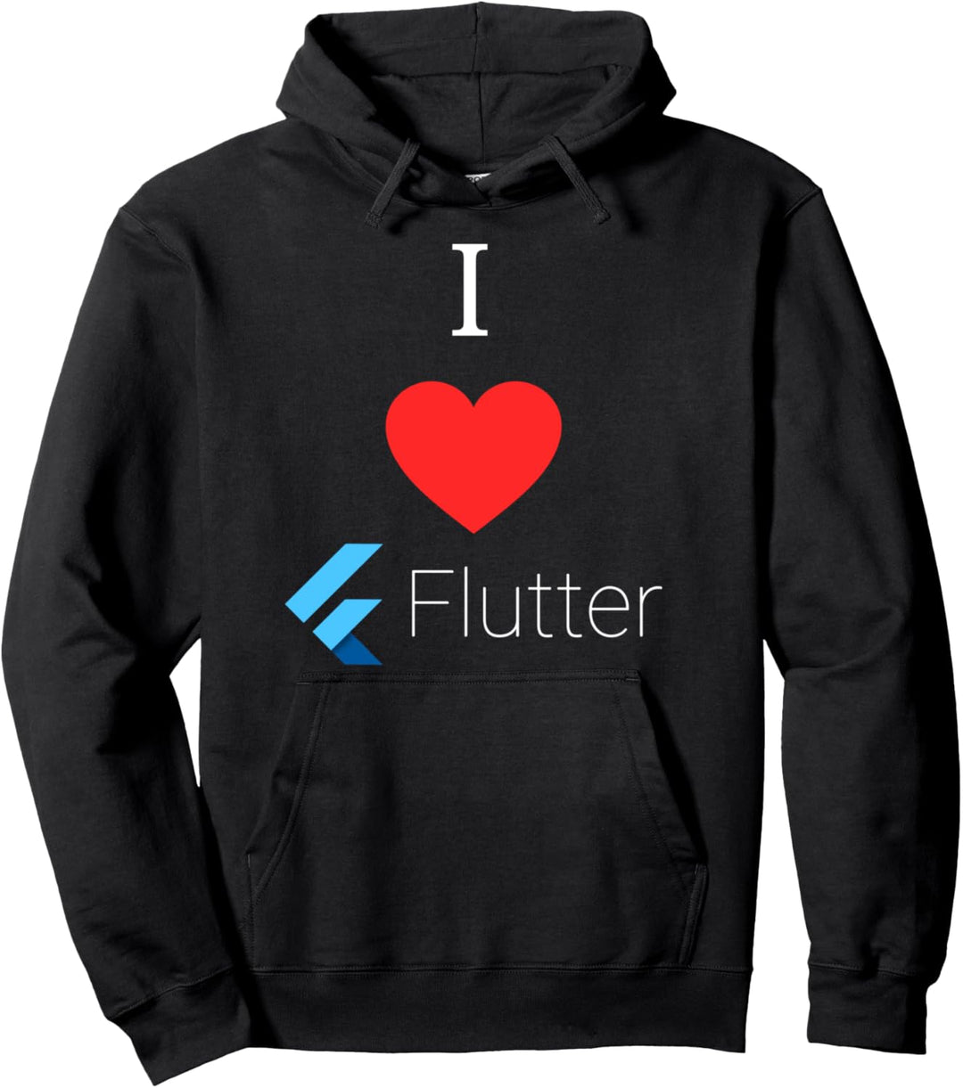 Ich liebe Flutter Pullover Hoodie