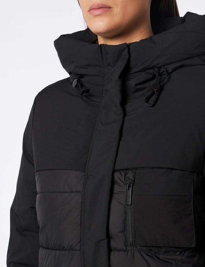 Mexx Damen Hooded Padded Jacket Parka XS Schwarz, XS Schwarz