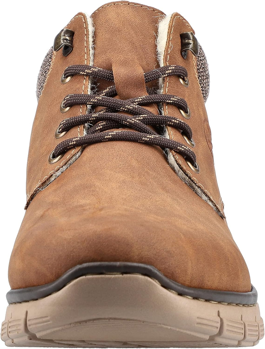 Rieker Herren Bequemschuhe B5632, Männer Schnürhalbschuhe 41 EU Braun, 41 EU Braun