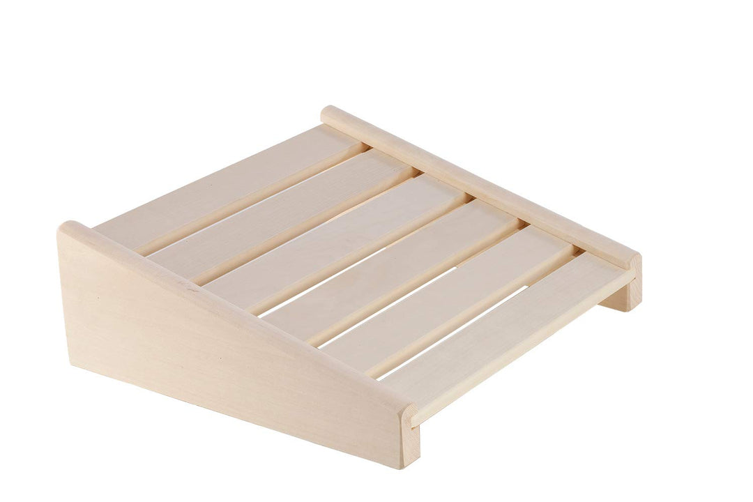 eliga Kopf oder Fussstütze aus hellem Holz, verleimt