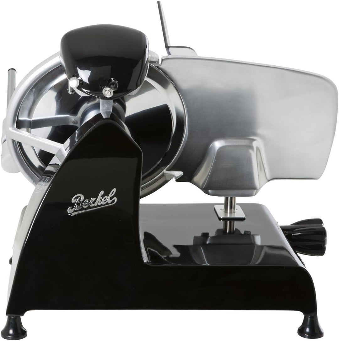 Berkel RL 250 schwarz Profi-Ausschnittmaschine, 250 mm, Aluminium, Schwarz, Weinfassholzbrett, manue