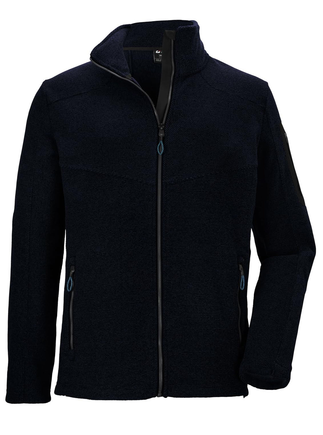 Killtec Herren Kow 28 Mn Kntflc Jckt Strickfleecejacke mit Stehkragen S Marine, S Marine