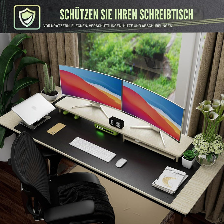 Knodel Tischunterlage, Schreibtischunterlage, 120 x 60cm PVC Tischunterlage, Laptop Tischunterlage,