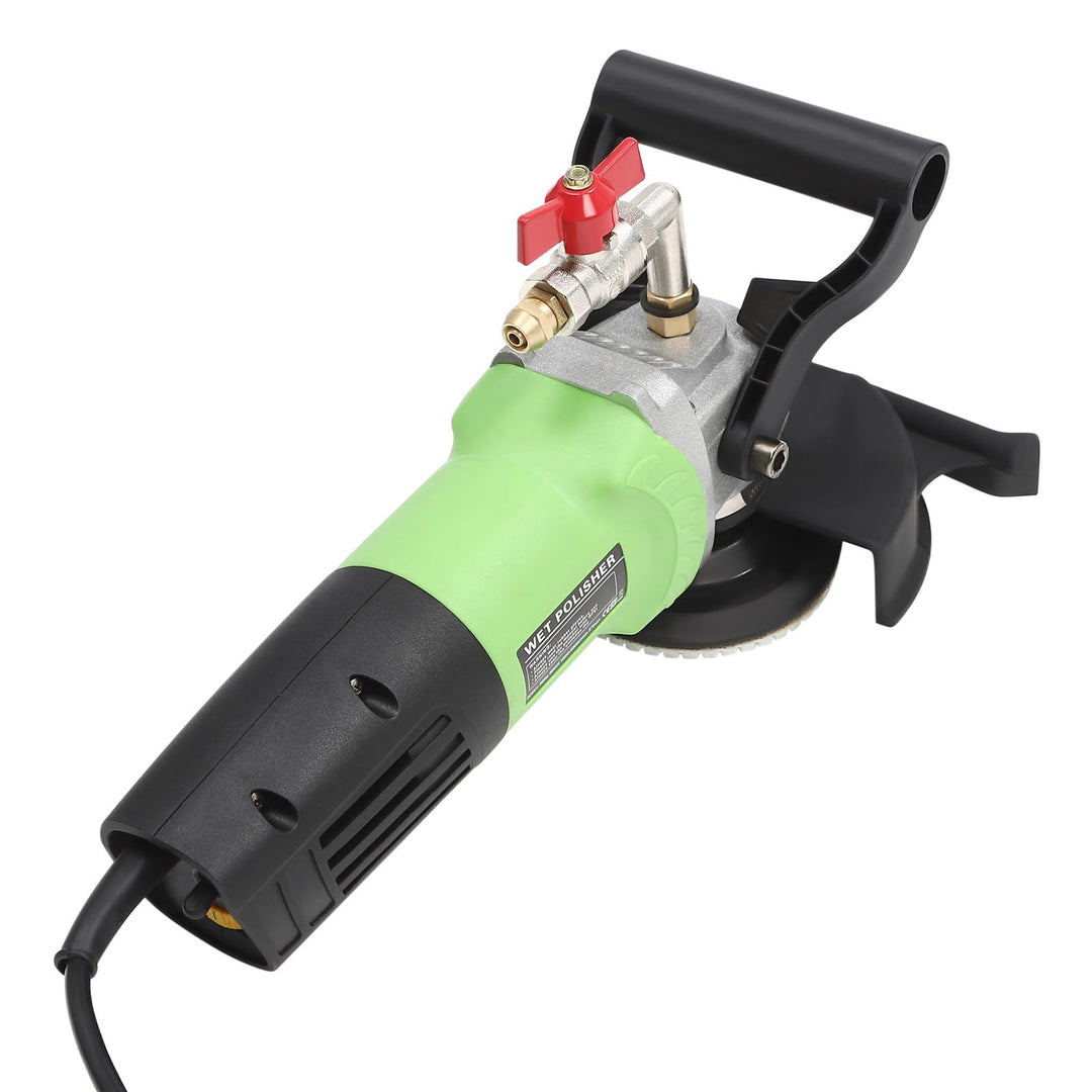 SHZICMY Nasspolierer, 800W 100mm Nass Poliermaschine mit variabler Geschwindigkeit und Granit-Diaman