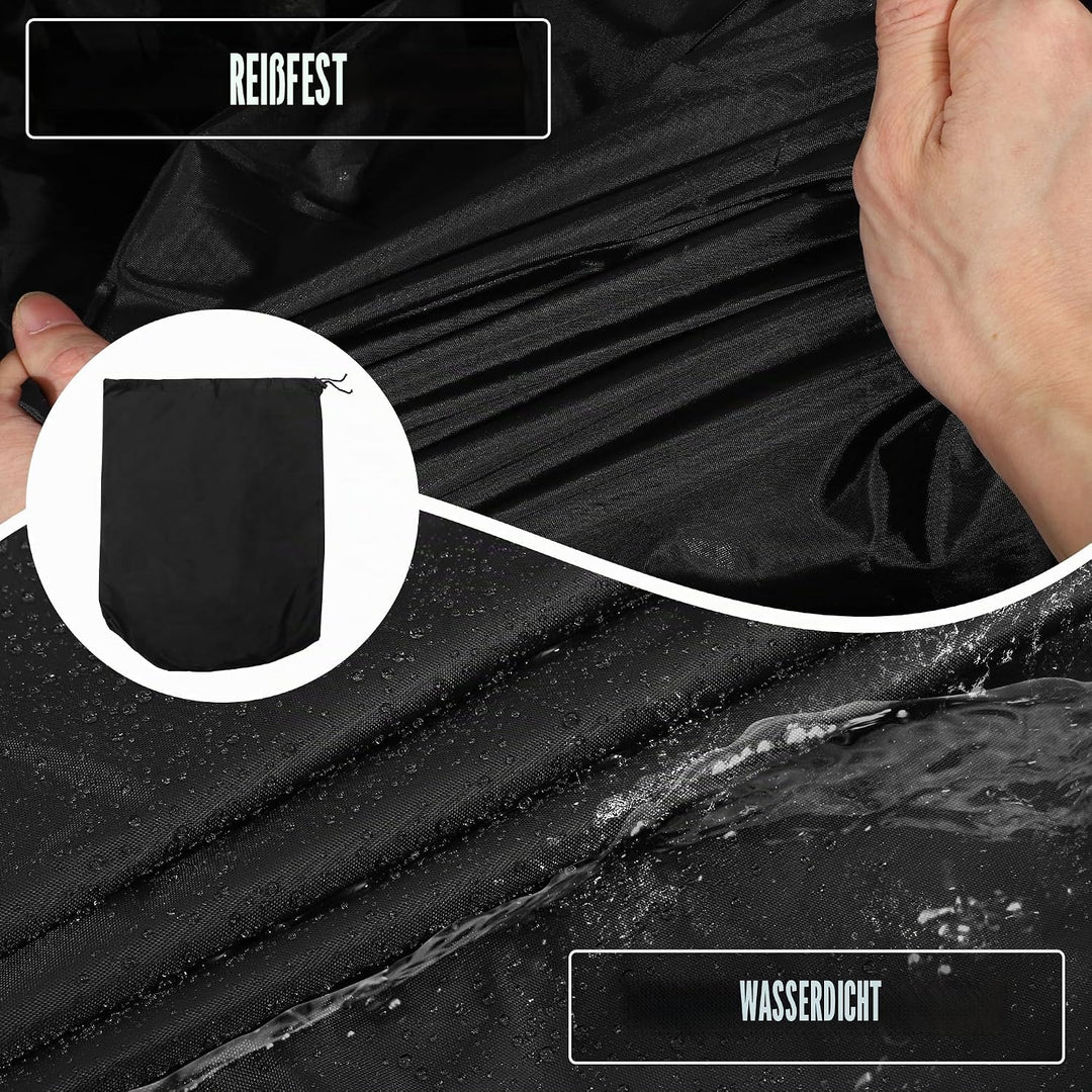 QUARKZMAN wasserdichte Autoabdeckung Outdoor Vollgarage für FIAT 500 2007-2022