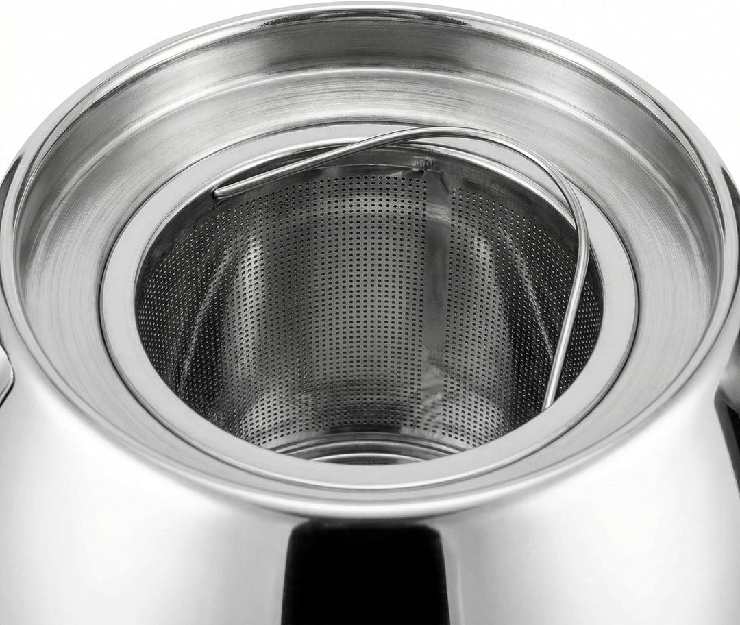 Samowar 5 L Semaver Edelstahl – Teekocher/Elektrischer Samowar für Gastronomie & Haushalt