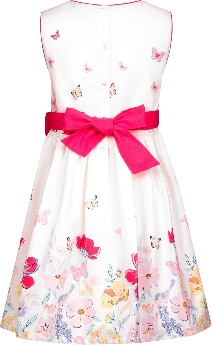 Happy Girls Mädchen Kinderkleid 104 Ecru, 104 Ecru