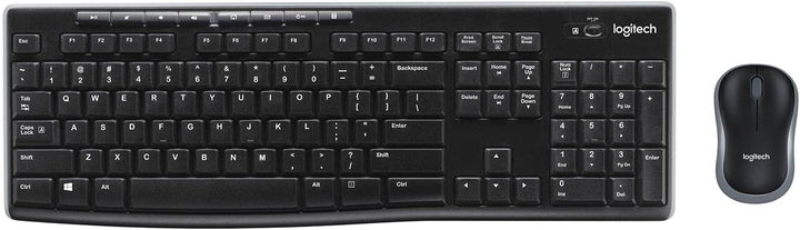 Logitech MK270 Kabelloses Set mit Tastatur und Maus für Windows, Italienisches QWERTY-Layout - Schwa