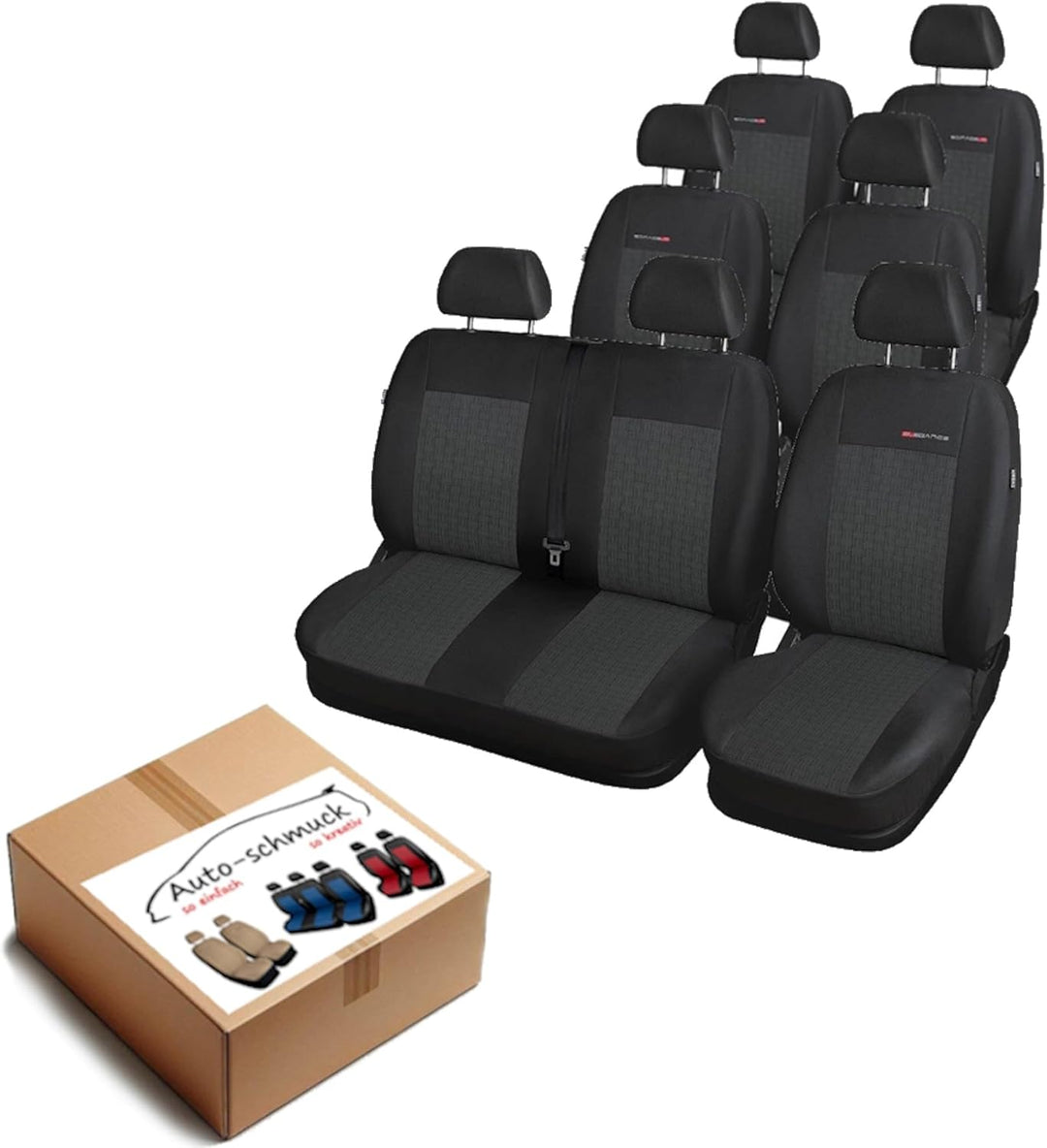 Jumper Sitzbezüge nach Mass Autoplanen perfekte Passform Schonbezüge Sitzschoner Velour + Strickpols