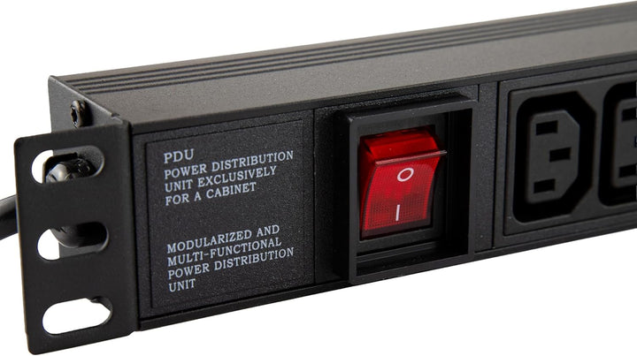 Strom Verteilen Einheit C20 Zum C13 12 Wege IEC Buchse 19 inch Horizontal PDU 16a [12 Way Horizontal