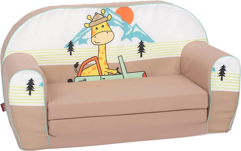 KNORRTOYS.COM 75001 75001-Kindersofa-Giraffe on Tour“