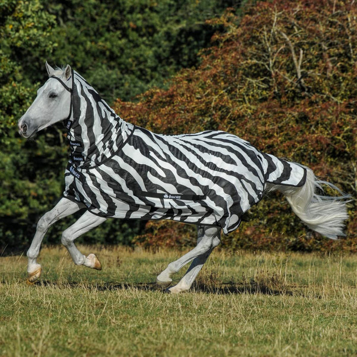 Bucas Buzz-Off Fliegendecke Zebra Full-Neck, 120