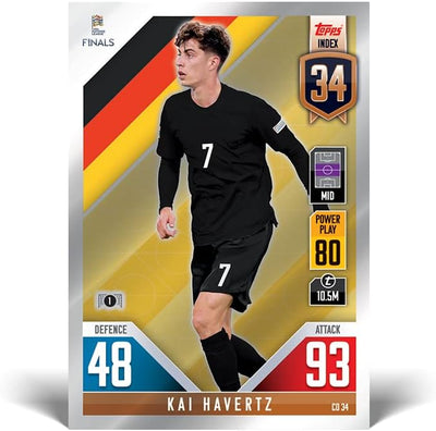 Topps Match Attax 101 Fussballkarten, Road to UEFA Nations League Finals, komplette Box
