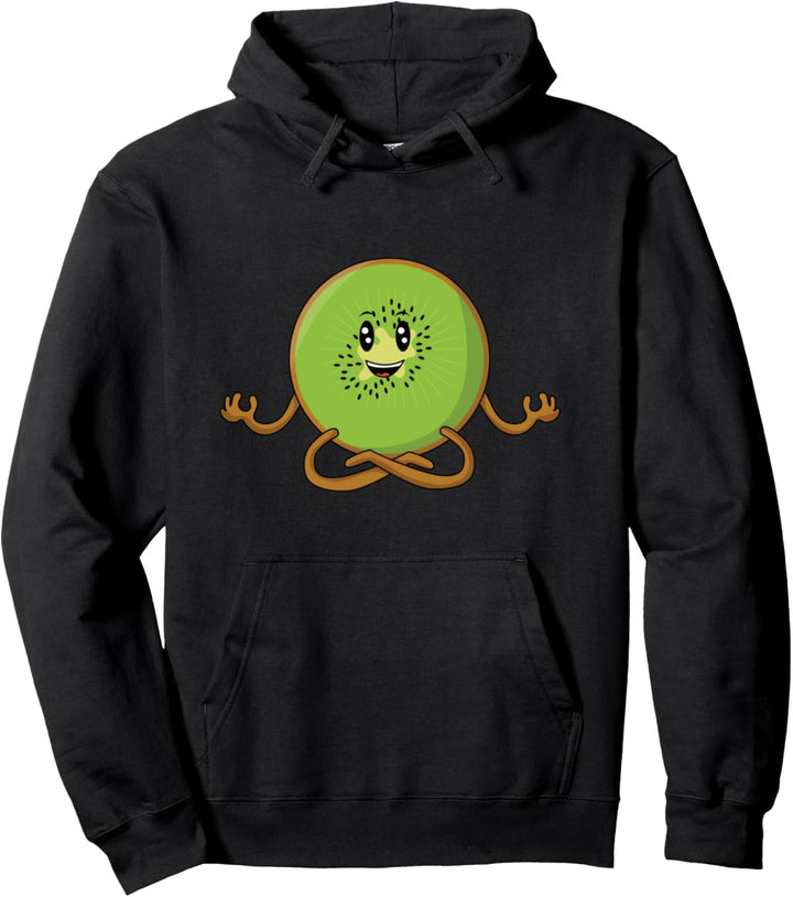 Vegan power, Kiwi Entspannung, Kiwi Yoga, lustige Kiwi, Kiwi Pullover Hoodie