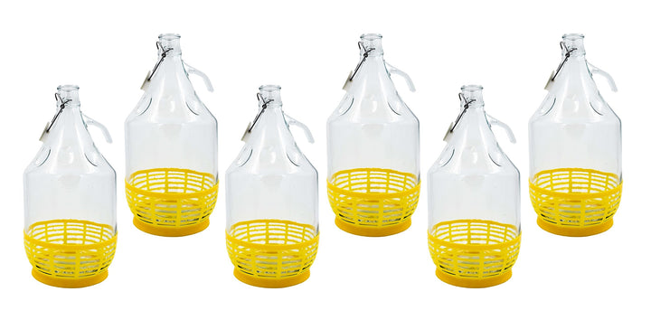 Enghals Ballonflasche Weinflasche mit Bügelverschluss und Korb zur Aufbewahrung von Gärungsgetränken