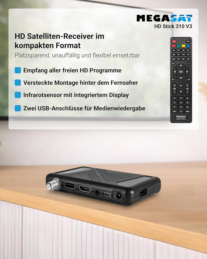 HD Stick 310 V3, schwarz