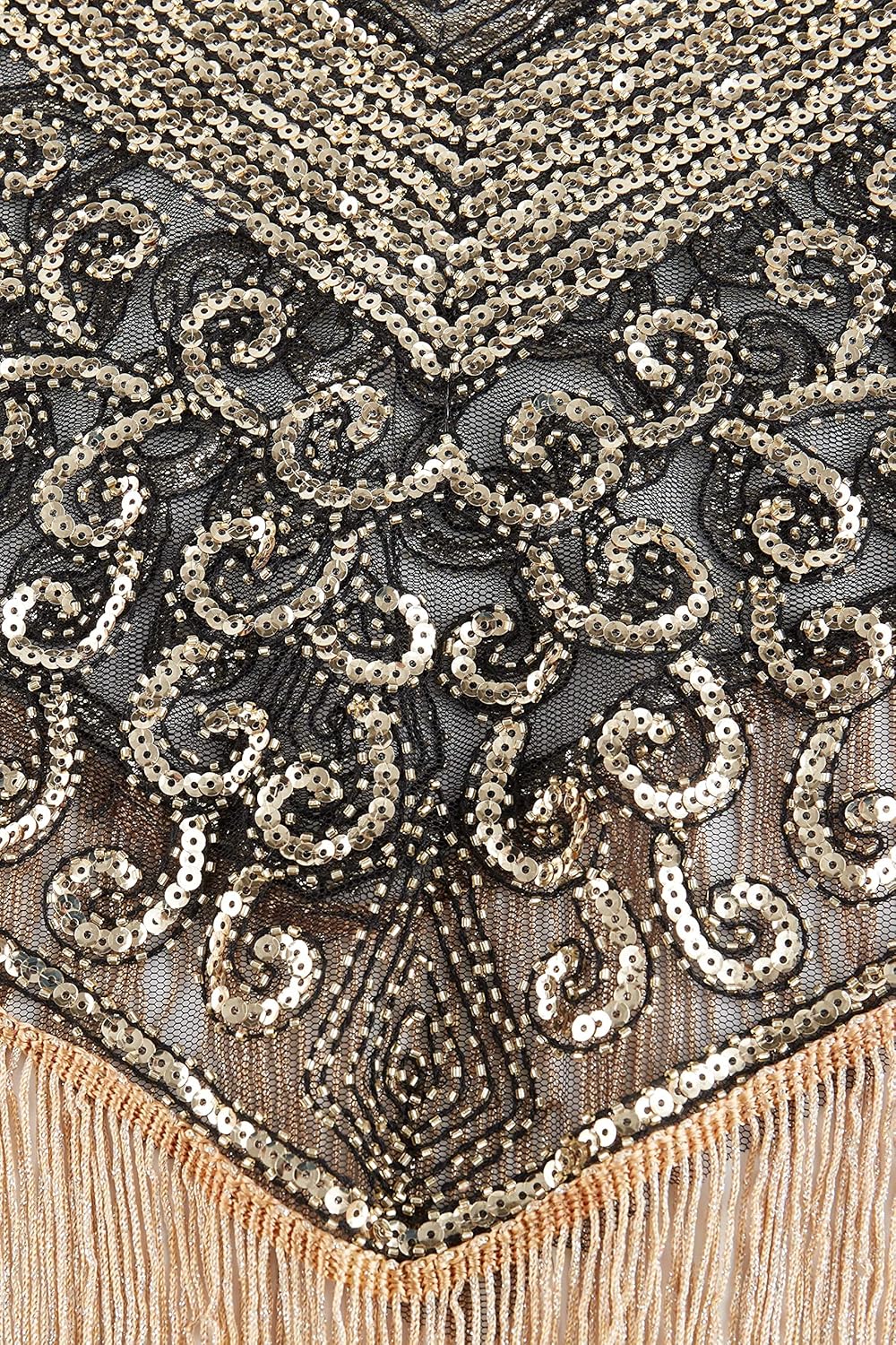 BABEYOND 1920s Retro Schal Damen Umschlagtücher für Abendkleid Hochzeit Party Braut Schal Gatsby Kos
