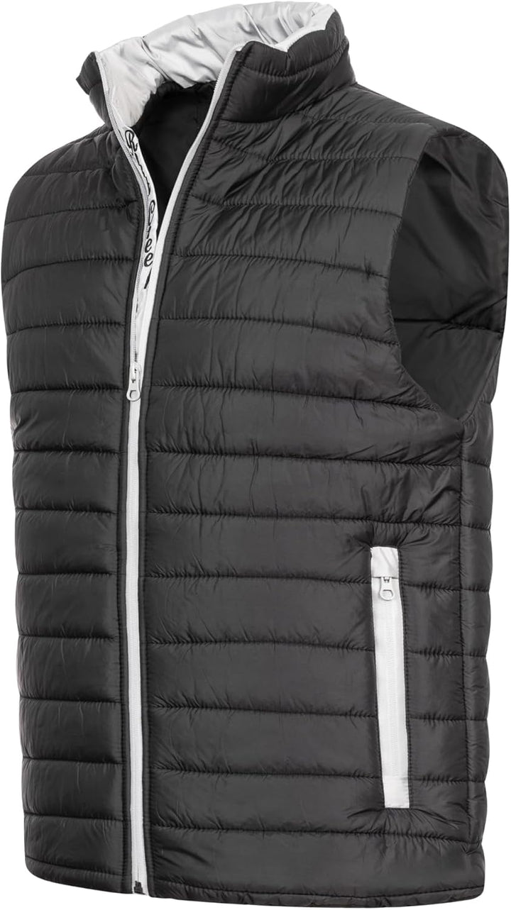 Rock Creek Herren Weste Steppweste H-350 3XL Schwarz, 3XL Schwarz