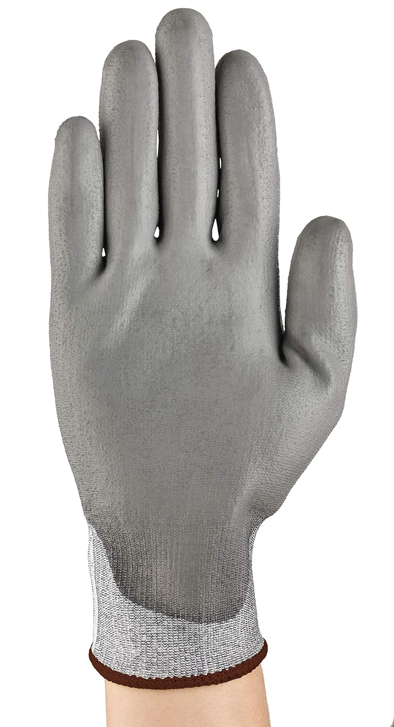 Ansell HyFlex 11-627 Schnittschutz-Handschuhe, Mechanikschutz, Grau, Grösse 7 (12 Paar pro Beutel) G