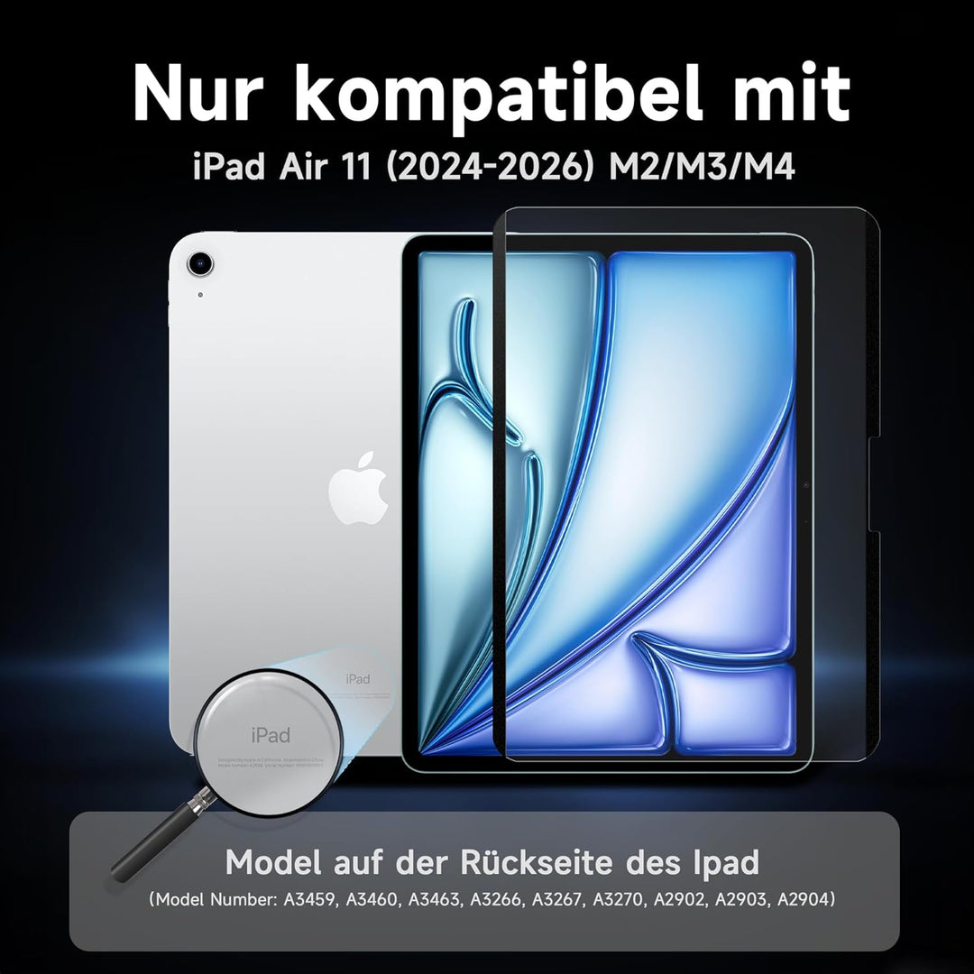 IPROKKO [2 Stück Papier Schutzfolie für iPad Air 11 Zoll M2 2024 (iPad Air 6), Like Paper Folie Matt
