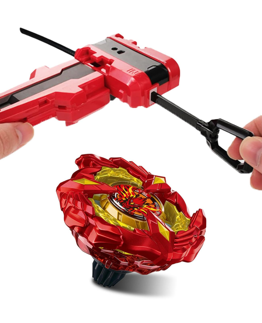 Bay X Kampfkreisel X-23 Soar Phoenix Kreisel mit Zug-Launcher und Griff-Set | BBX-kompatibel high Pr