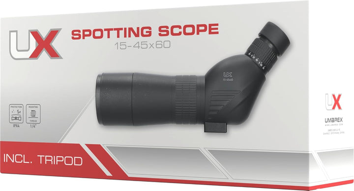 UX Spotting Scope 15-45x60, mit Stativ